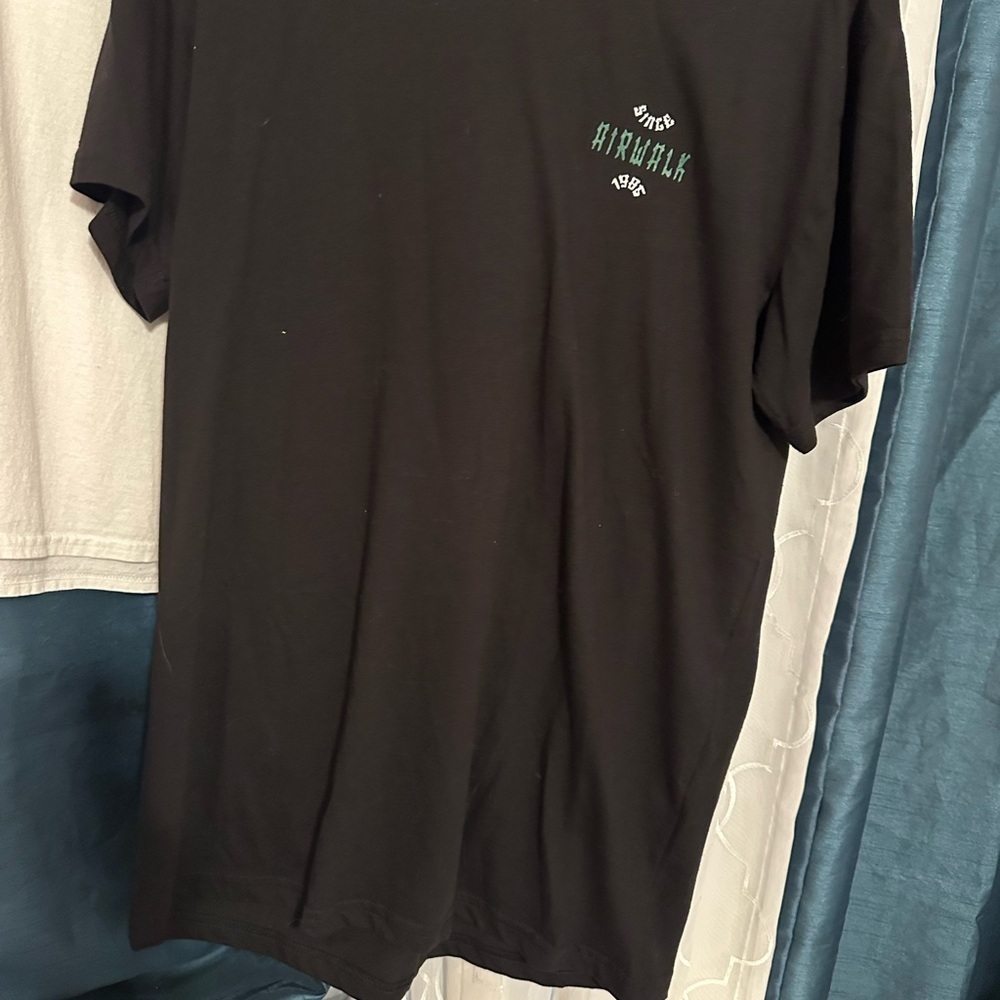 Airwalk Black T-Shirt with Graphic Design